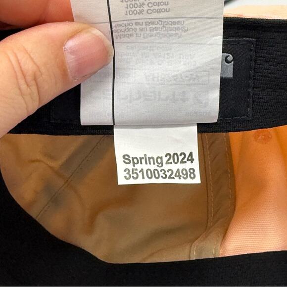 Carhartt Light Peach Baseball Cap, Adjustable Strap Closure. Embroidered Logo - Picture 8 of 9